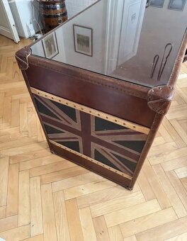 Stylový psací stůl vintage trunk - 3