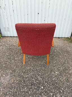 Křeslo Ton červené - 3