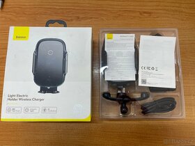 Držák na telefon do auta / nabíječka Baseus Light Electric - 3