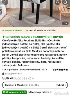 Nové potahy na židle - 3