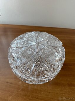 Staré dózy broušené sklo - 3