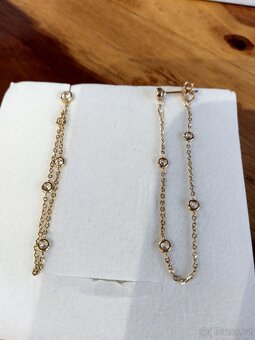 Zlaté náušnice 14k 2g 585/1000 - 3