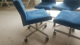 atypické židle otočné na kolečkách - 3