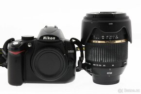 Zrcadlovka Nikon D5000 + 18-270mm + příslušenství - 3