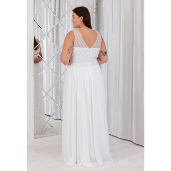 Svatební šaty CALINA PLUS SIZE - 42/44 - 3
