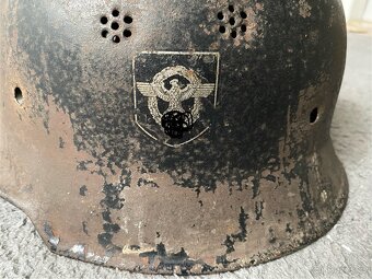 NĚMECKÁ WW2 M34 PŘILBA POLICIE - 3