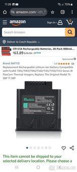 Baterie pro termokamery FLUKE - 3