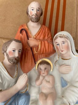 Porcelánový BETLÉM ručně malovaný biskvit Žacléř - 3