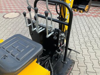 Bagřík, pásový minibagr 730 kg - šířka 70 cm + lžíce 35 cm - 3