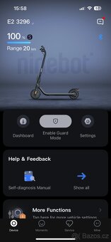 Prodám elektrokoloběžku Ninebot KickScooter E2 by Segway - 3