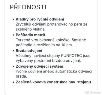Protahovací pero Runpotec 300m - 3
