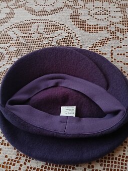 Vlněná kšiltovka, nová - 3