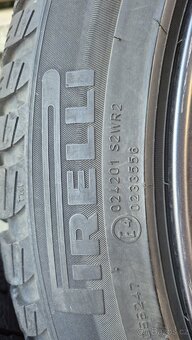 ALU Tesla 18", zimní pneu a Pirelli 5-6mm. 235/45r18 - 3