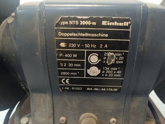 Dvoukotoučová bruska Einhell - 3