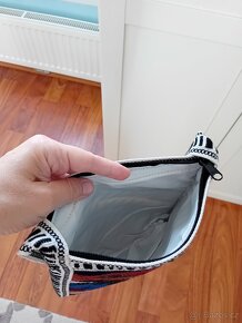 Malá vlněná kabelka, peru vzor - 3