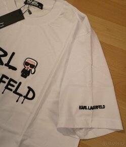 Pánske tričko  Karl Lagerfeld - biele - 3