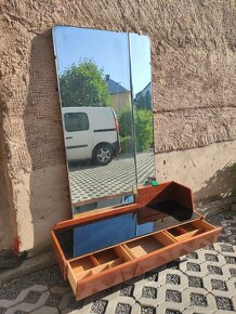 Retro toaletní stolek s opaxitovým sklem - Brusel - 3