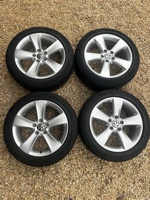 Originální zimní alu VW 205/50R17, Continental 8mm - 3