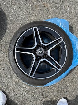 Alu kola 5x112 R18 + zánovní letní pneu, TPMS - 3