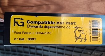 FORD FOCUS MK2 r.v.2004-2010 PŘESNÉ GUMOVÉ KOBERCE - 3