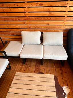 Zahradní sedací souprava lounge set palma - 3
