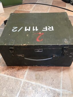 Vojenská bedna na vysílačku rádio telefon munici a pod. Hezk - 3