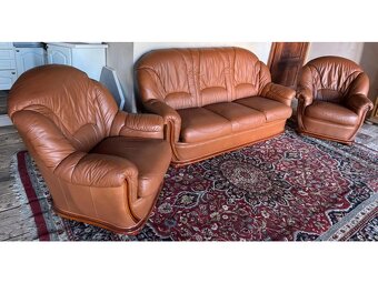 Kožená sedací souprava 3+1+1,5348 - 3