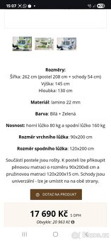 Dvoupatrová postel - 3