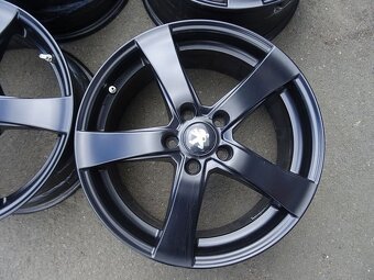 Alu disky černé na Peugeot, 17", 5x108, ET 48, šíře 7,5J - 3