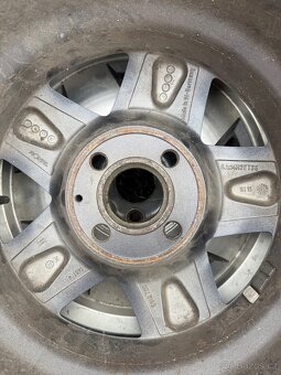 ALU RONAL r14 4x100 Opel VW včetně pneumatik - 3