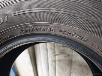 235/65 r16C zimní pneumatiky na dodávku 7,5-8mm - 3