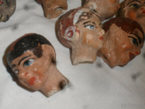 Staré loutky -hlavičky - 3