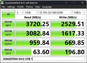 2TB KINGSTON NV2 PCIE4.0 M.2 SSD - 3