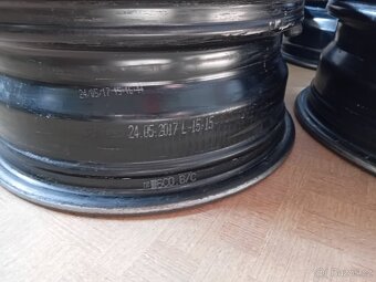 Plechové disky 15" koncern, 5x100 - 3