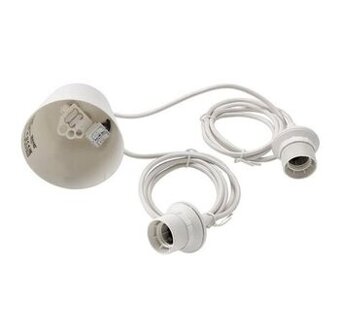 Světlo IKEA HEMMA dvojitý závěsný kabel - 3