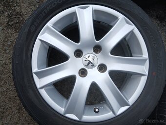 Prodám sadu Orig ALU kol Peugeot 195/55R16 letní - 3
