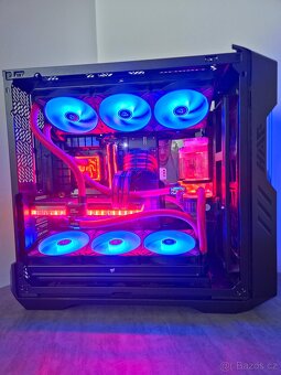 Herní počítač, Custom vodní loop, 7950x Ryzen. 7900XT Radeon - 3