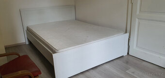 postel IKEA HEMNES s roštem a matrací - 3