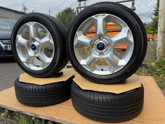 Alu kola 4x108 r15 Ford Fiesta + zánovní pneu 195/50/15 - 3