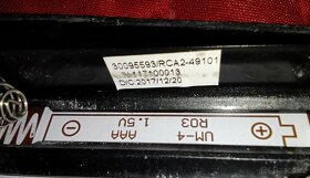 dálkový ovladač k TV GoGEN, model RCA2-49101 - 3