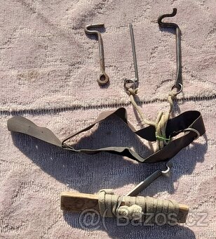 SJEZDOVÁ BEZPEČNOSTNÍ VÁZÁNÍ V BEZVADNÉ 4 ks, KOTVY NA VLEK - 3