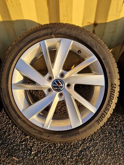 5x112 r17 kola disky vw golf 8 205/50 17 zimni elektrony alu - 3