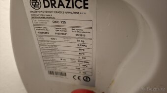 Bojler 120l Dražice OKC 125, kombinovaný - 3