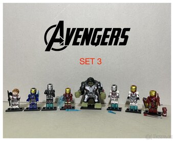 Figúrky Superhrdinovia (8ks) typ lego 2 - nové - 3