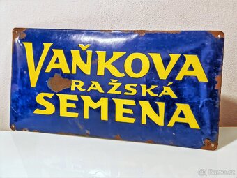 Stará smaltovaná cedule - 3