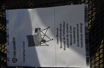 EVER ADVANCED nová Luxusní skládací židle - 3