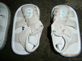 nové dětské botičky,sandály, velikost 14 - 19 - 3