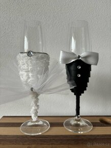 Svatební skleničky na víno - 3