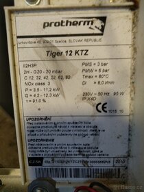 plynový kotel protherm Tiger 12 KTZ - 3