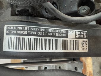 Kompletní motor 2,0TDI CRBC VW Golf VII - 3